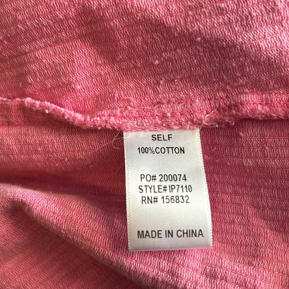 Pink Buttoned Flap Pocket Corduroy Jacket - Picture 9 of 9